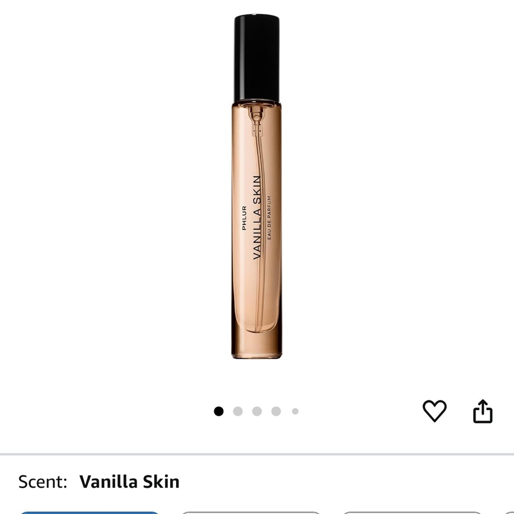 Vanilla Skin Perfume Roller with Black Cap